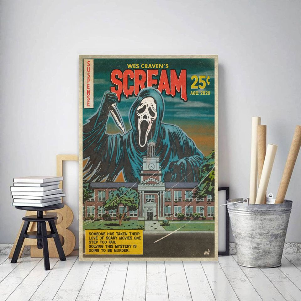 Scream Movie Retro Poster