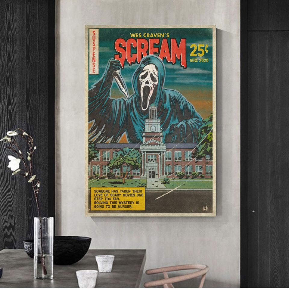 Scream Movie Retro Poster