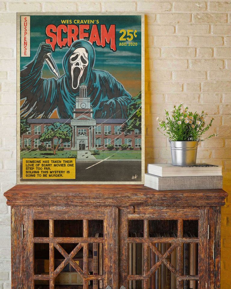 Scream Movie Retro Poster