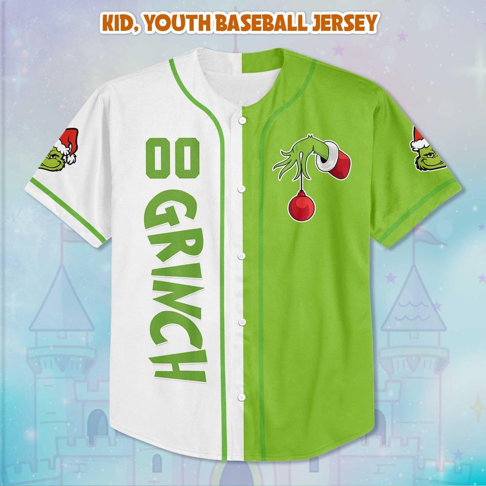 Personalized The funny character Christmas Baseball Jersey, Custom Funny funny character Shirt, Holiday Team Outfit, Xmas Gift for Fans