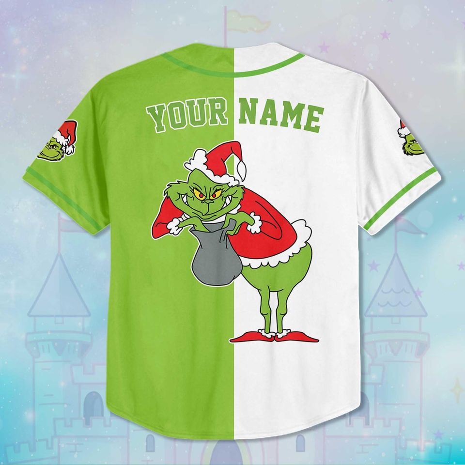 Personalized The funny character Christmas Baseball Jersey, Custom Funny funny character Shirt, Holiday Team Outfit, Xmas Gift for Fans