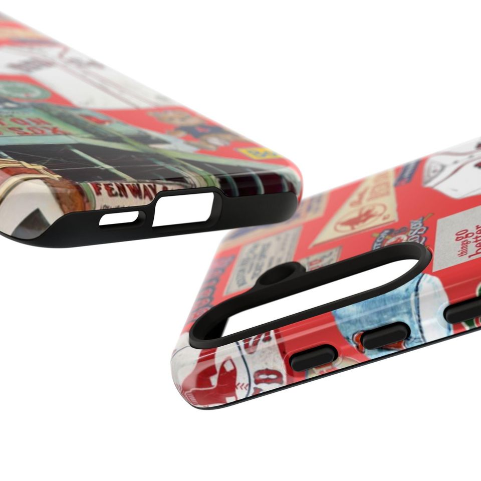 Boston Red Sox Collage Phone Case | Baseball Memorabilia iPhone Case