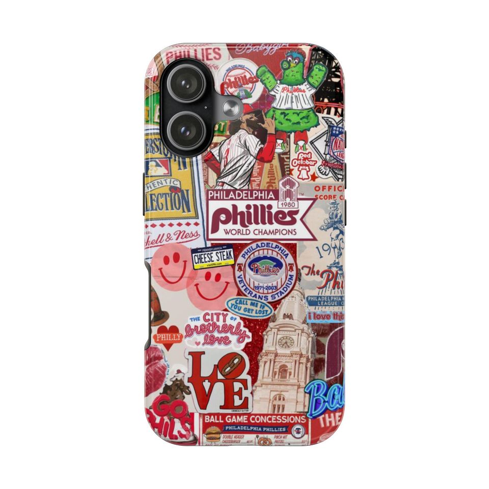 Philadelphia Phillies iPhone Case | Retro City Collage