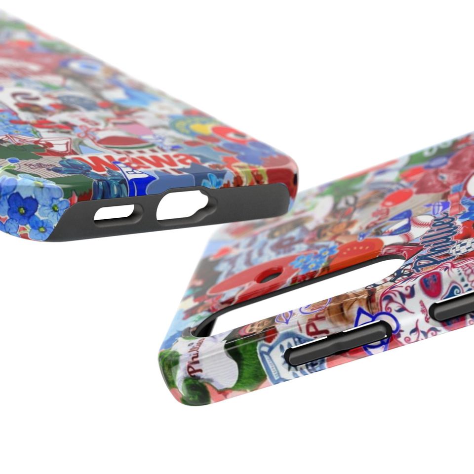 Phillies Collage iPhone Case | Trendy Baseball Phone Cover