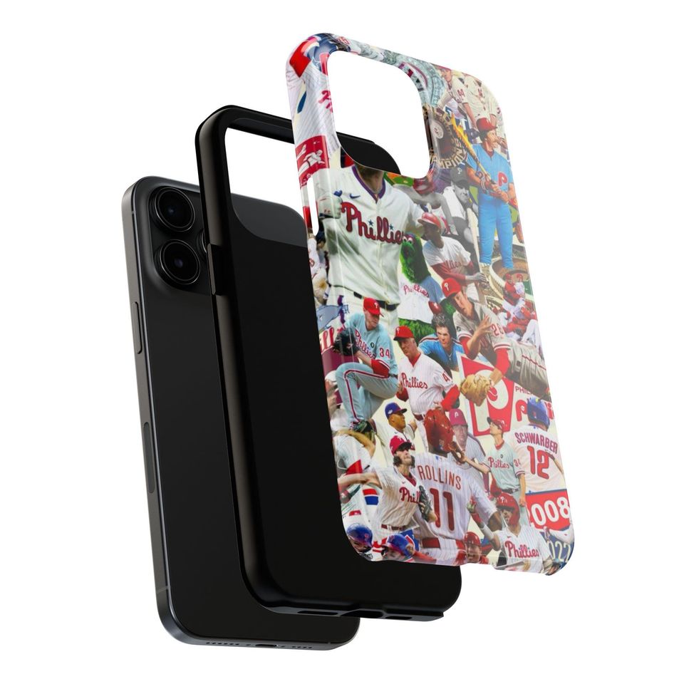 Philadelphia Phillies Collage iPhone Case | Baseball Fan Gift