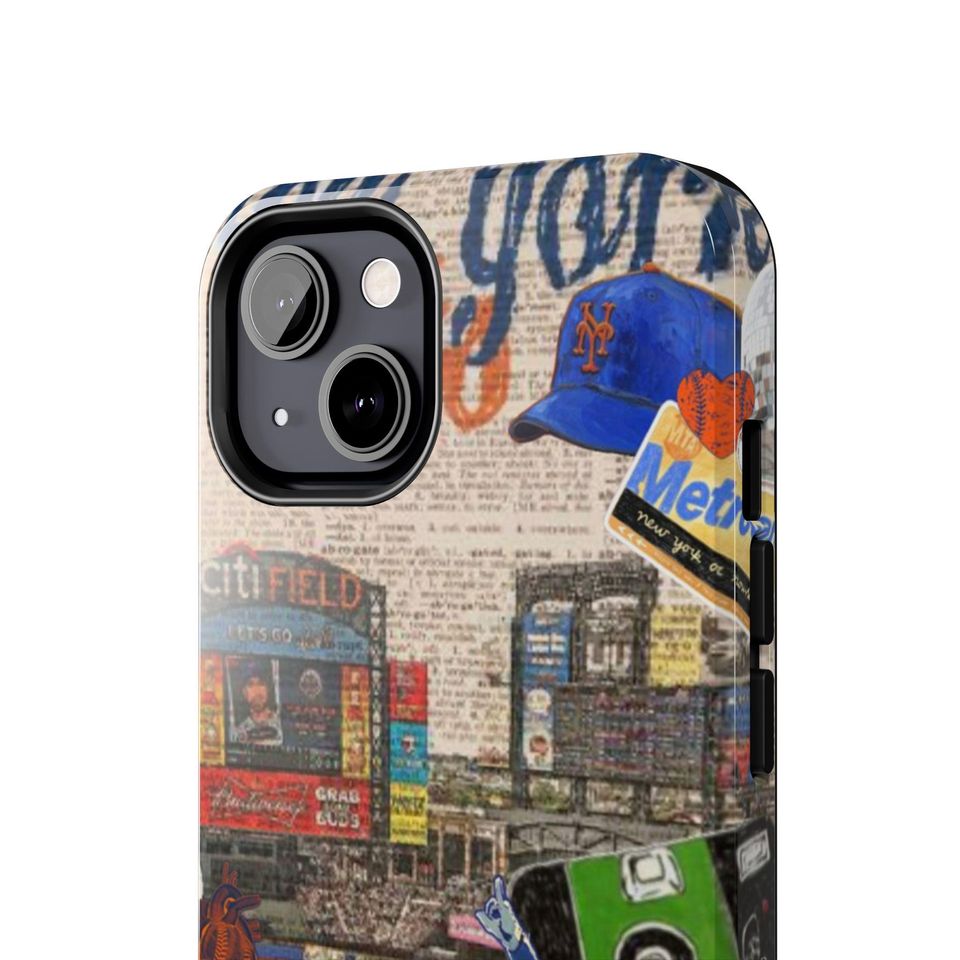 Mets iPhone Case: New York Baseball, Impact Resistant