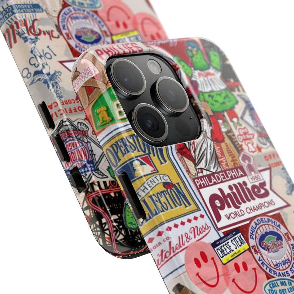 Philadelphia Phillies iPhone Case | Retro City Collage