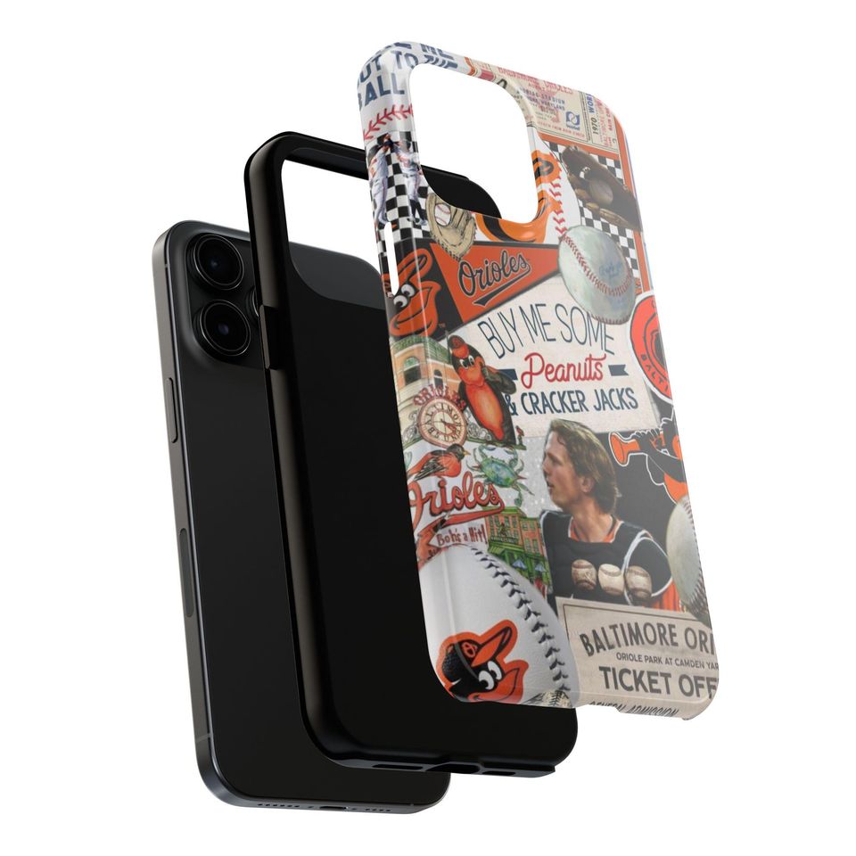 Vintage Baltimore Orioles iPhone Case | Baseball Collage