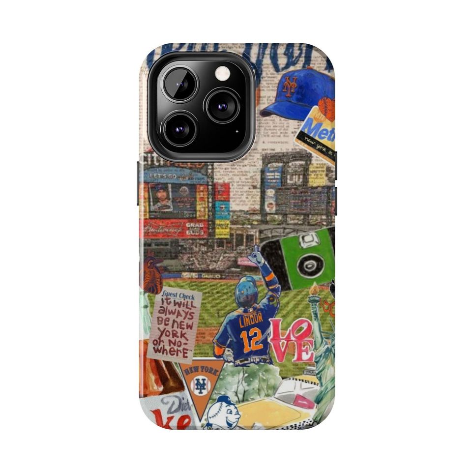 New York Mets iPhone Case: Lindor, Impact Resistant, Wireless Charge
