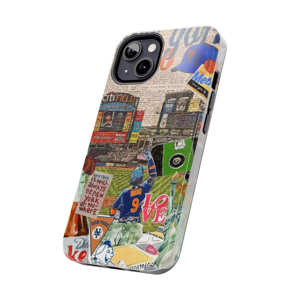 Mets iPhone Case: New York Baseball, Impact Resistant