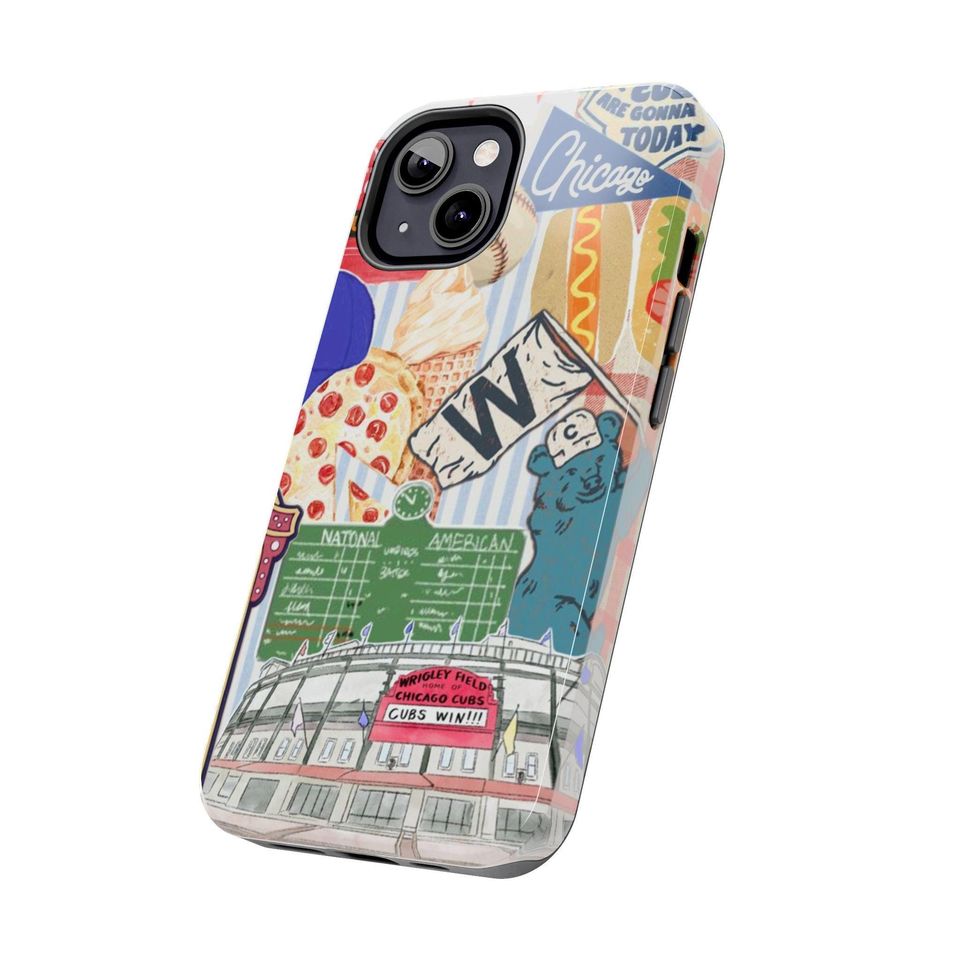 Chicago Cubs iPhone Case: Durable Polycarbonate, Wireless Charging