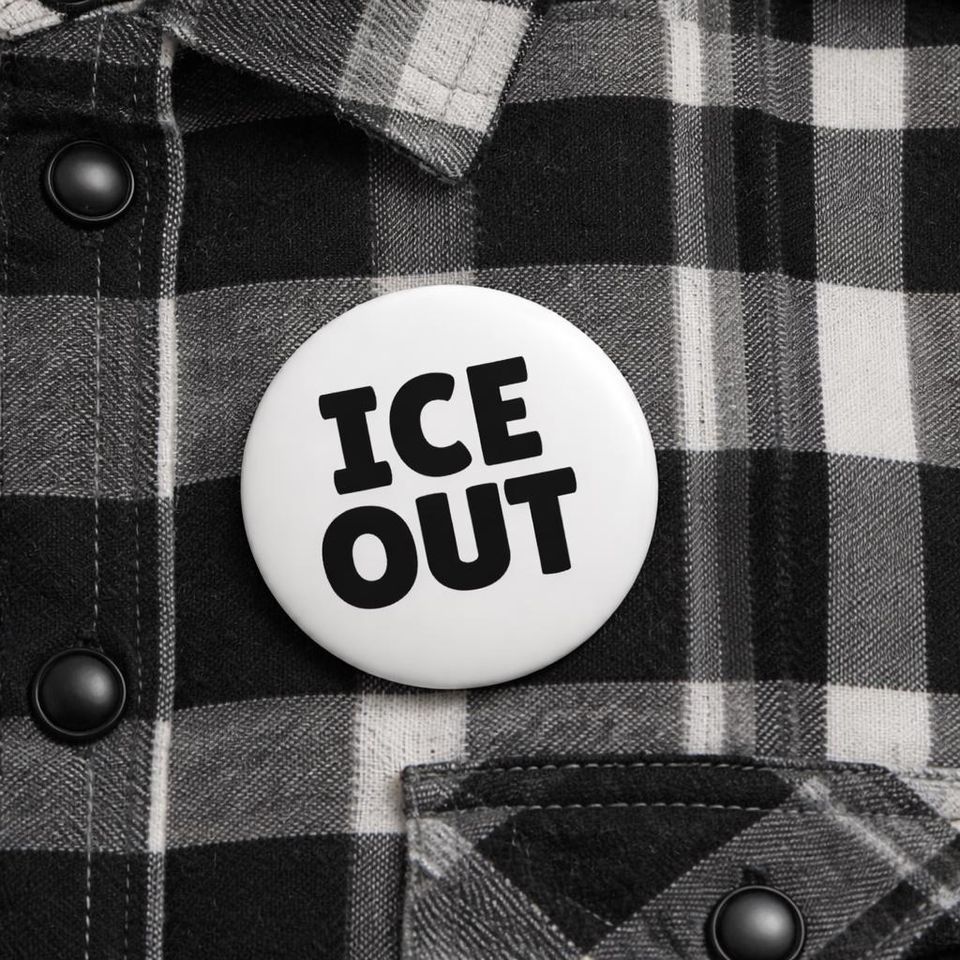 Be Good Pin, USA People Support Pin, Ice Out Pin Buttons