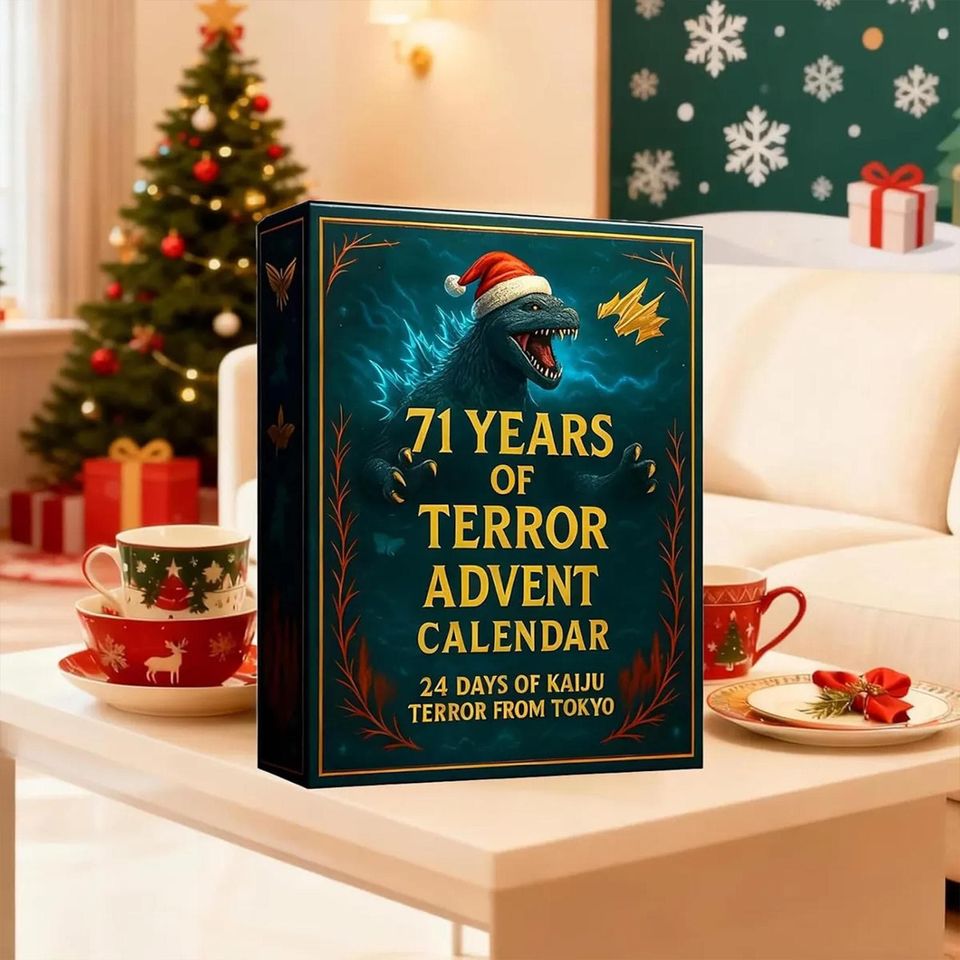 god zilla Advent Calendar, Kaiju Mini Figures, 71 Years of Terror