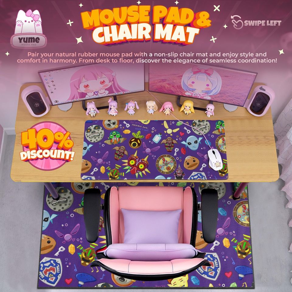 Majora's Mask Gaming Mouse Pad,Collector's Edition Gaming Accessory