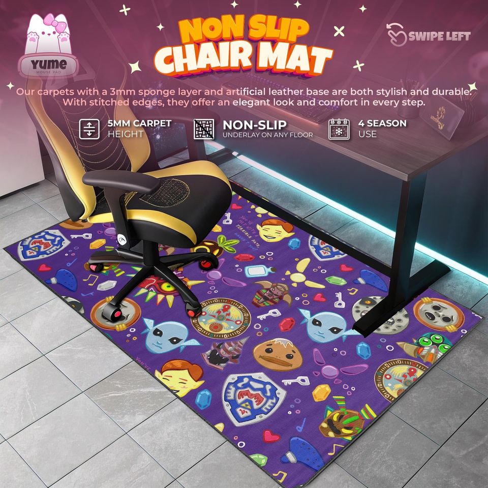 Majora's Mask Gaming Mouse Pad,Collector's Edition Gaming Accessory