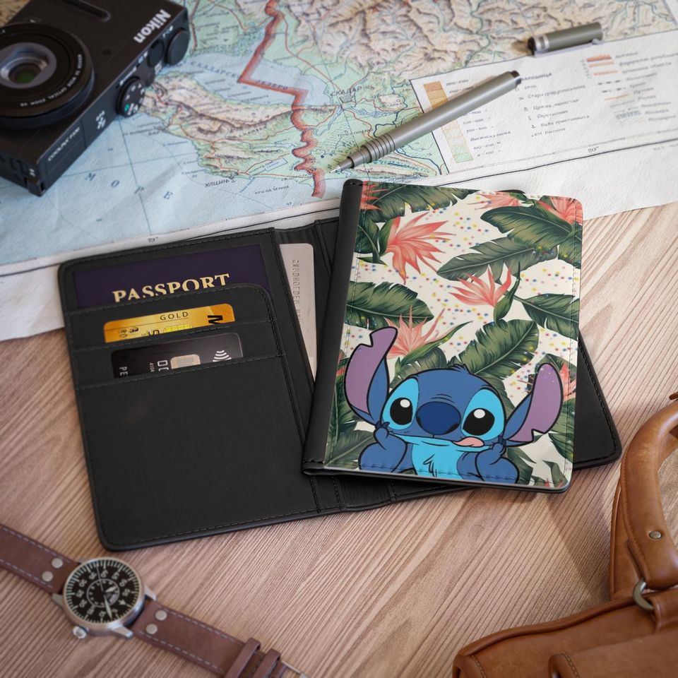 Tropical Leaves Passport Cover