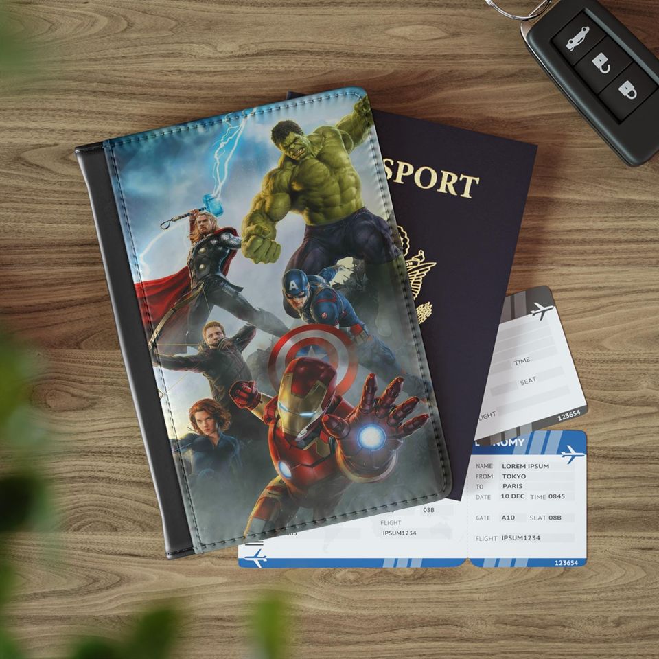 Superhero Passport Cover