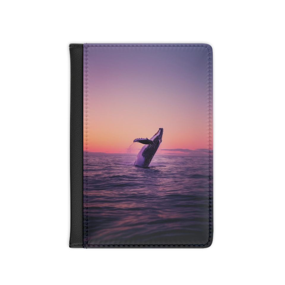 Whale Passport Cover