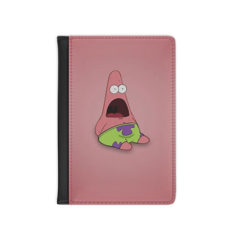Funny Patrick Star Passport Cover
