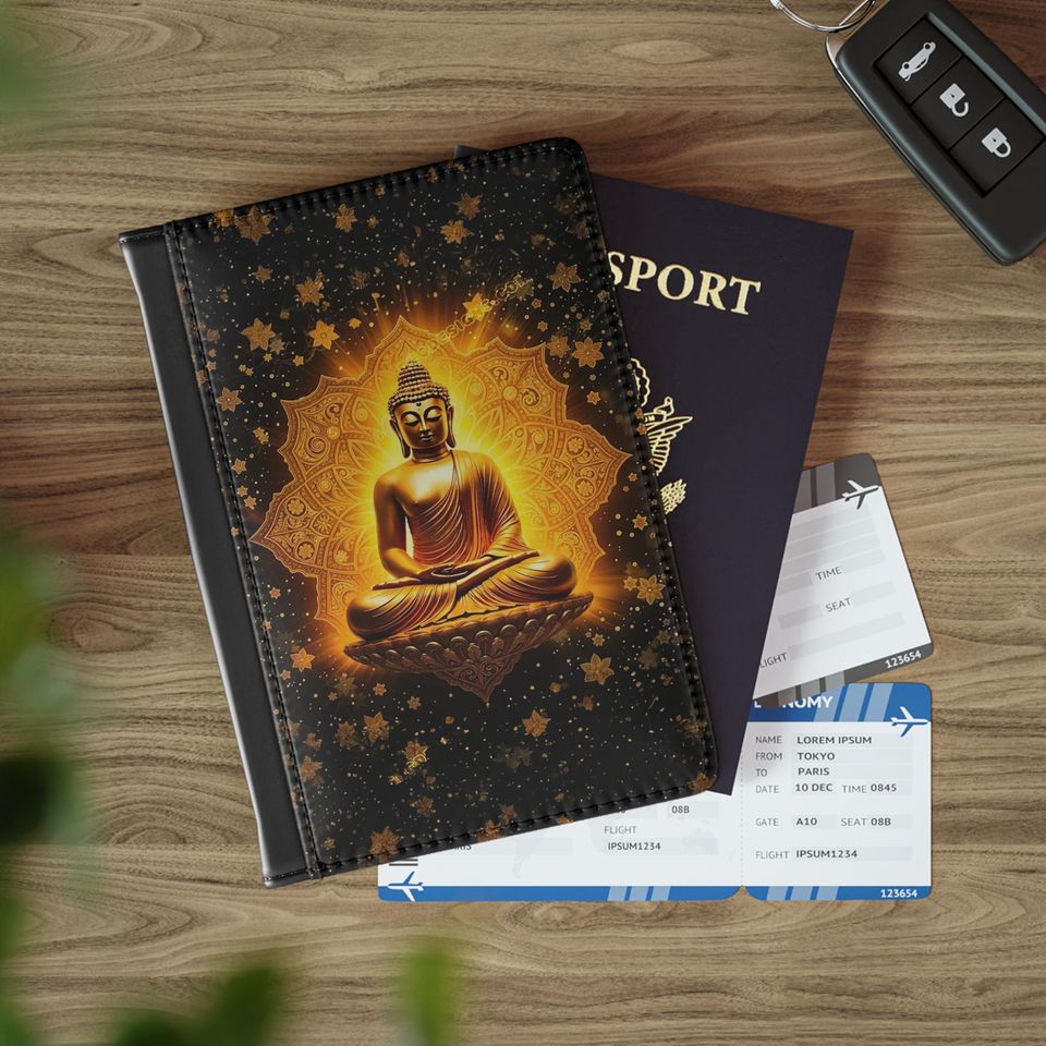 Buddha Passport Cover