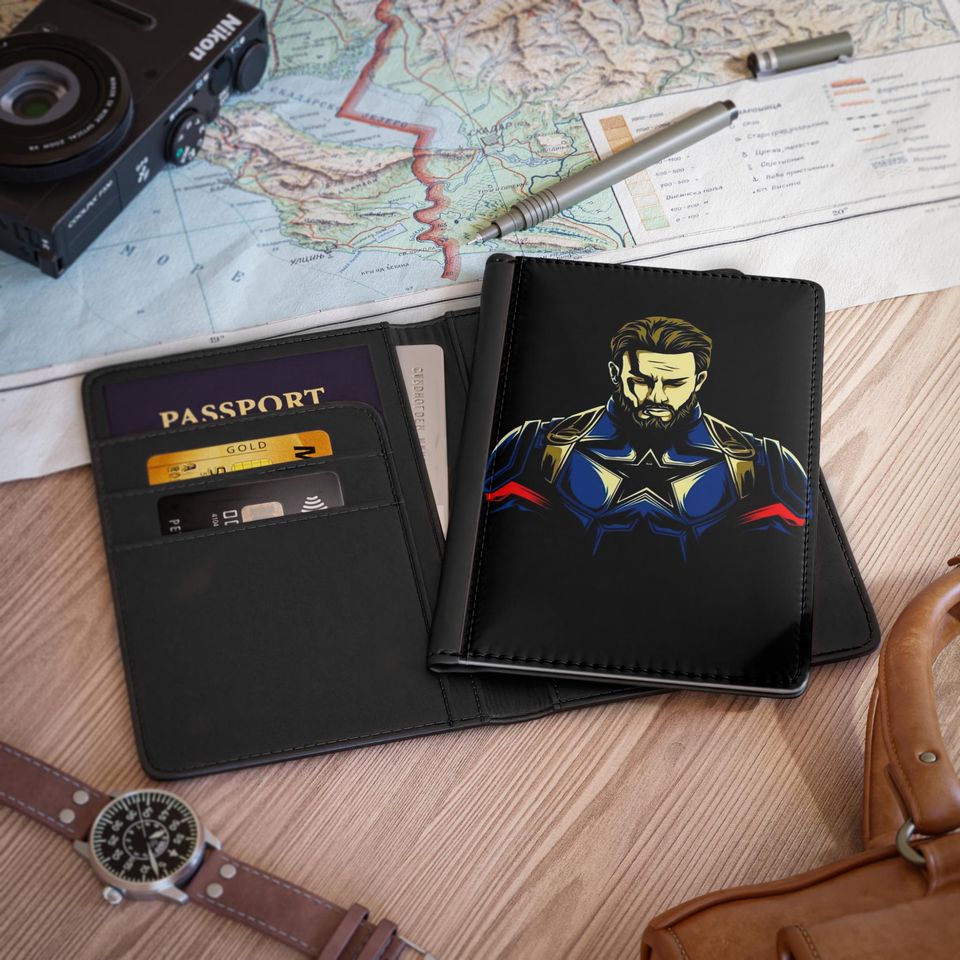 Captain America Passport Cover