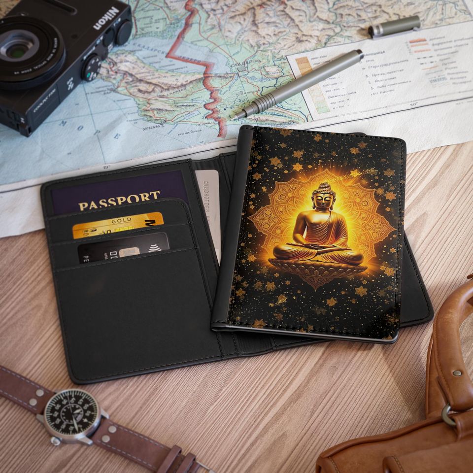 Buddha Passport Cover