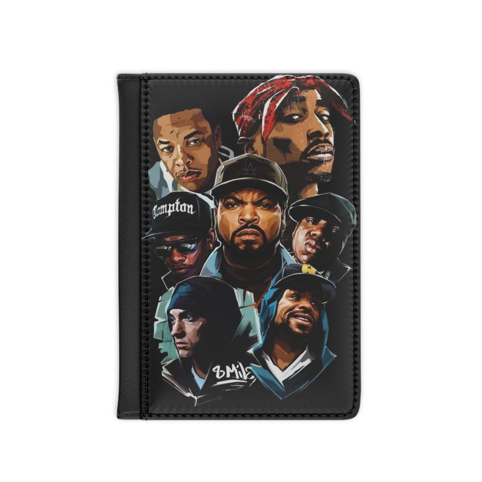 Iconic Rap Legends Passport Cover