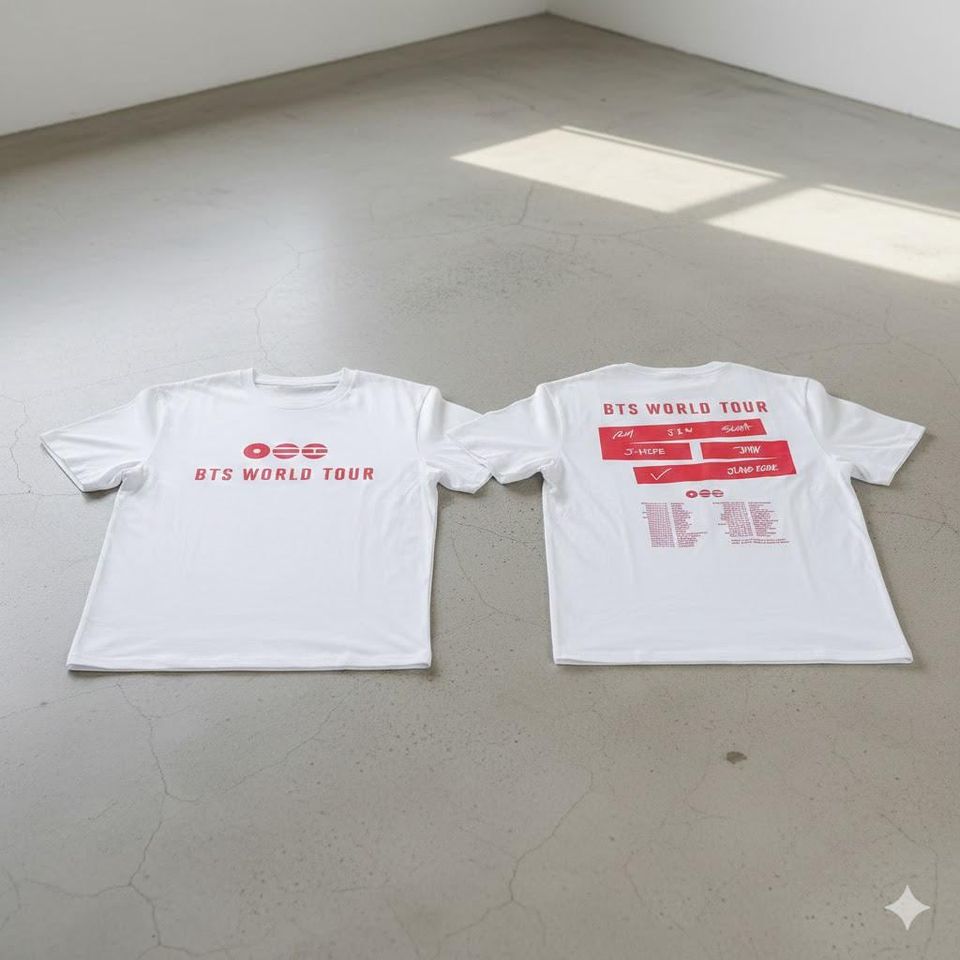 BTS World Tour 2026 T-Shirt, Army Fan Concert Gift