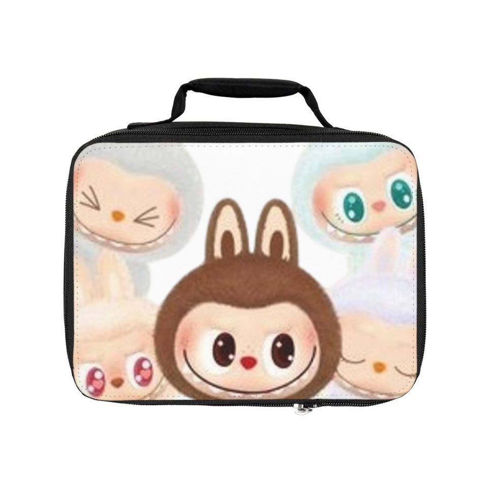 Labubu Design Lunch Bag: Insulated School Lunch Tote