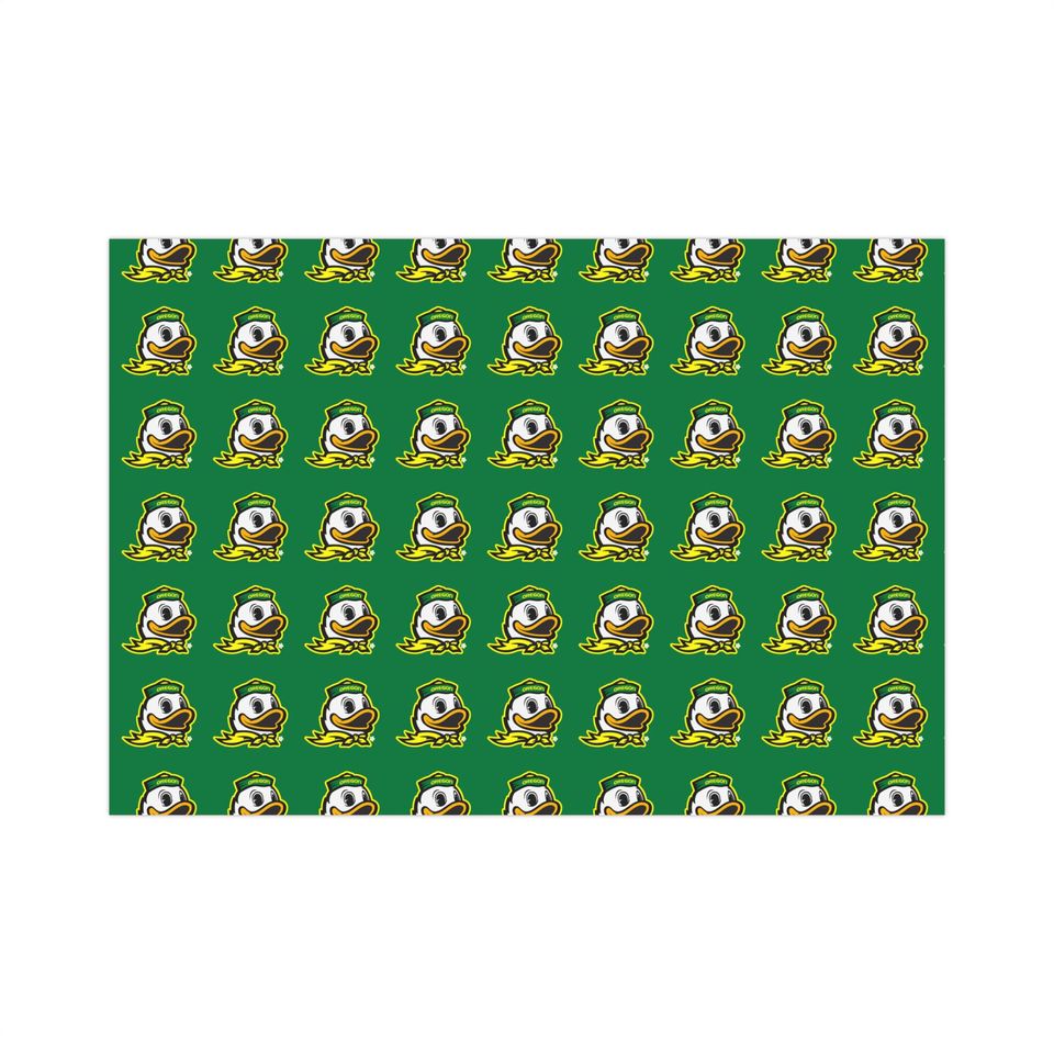 Oreg Ducks Gift Wrap Paper for Birthdays and Holidays Eco-Friendly