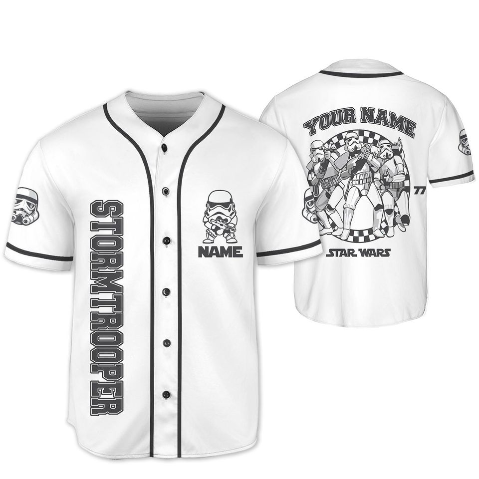 Personalized Star Wars Baseball Jersey, Star Wars Jersey Shirt