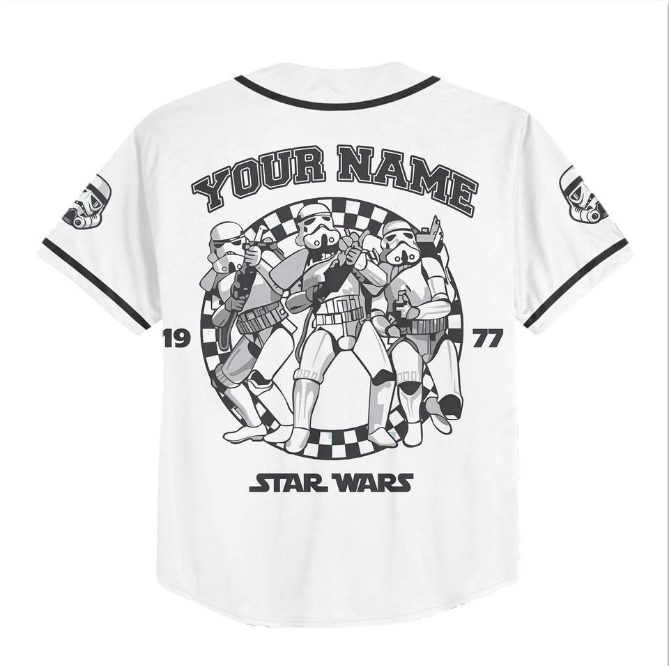 Personalized Star Wars Baseball Jersey, Star Wars Jersey Shirt