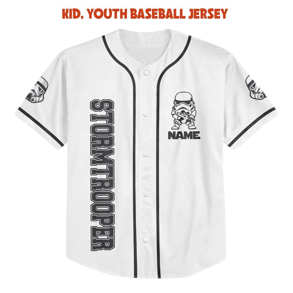 Personalized Star Wars Baseball Jersey, Star Wars Jersey Shirt
