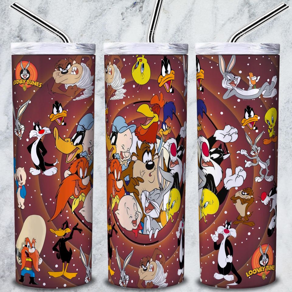 Cartoon 20oz Skinny Tumbler