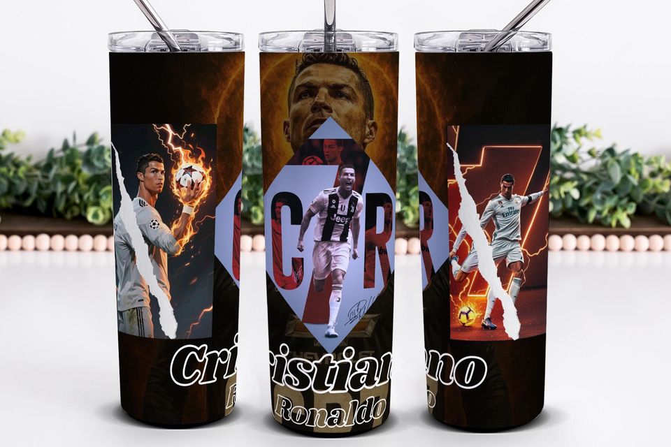 Cristiano Ronaldo CR7 Tumbler Design
