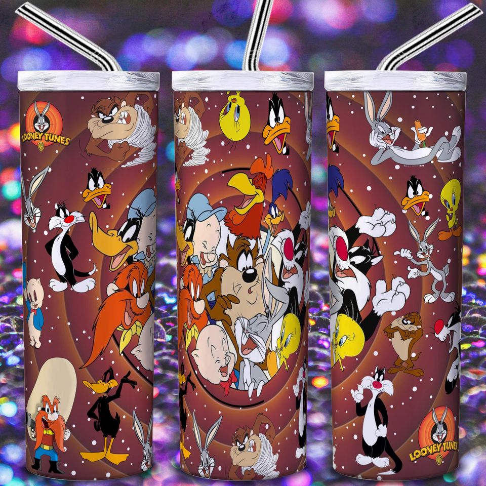 Cartoon 20oz Skinny Tumbler