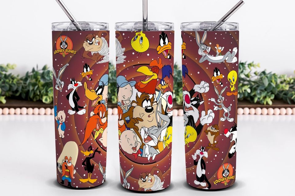 Cartoon 20oz Skinny Tumbler
