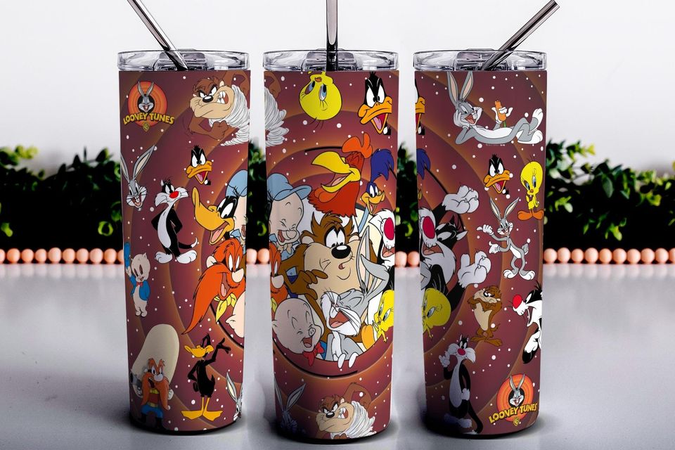 Cartoon 20oz Skinny Tumbler