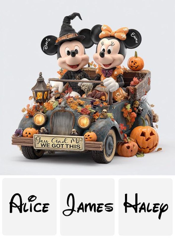 Personalized Acrylic Plaque, Custom Mouse Cartoon Couple,  Bride and Groom Anniversary Gift