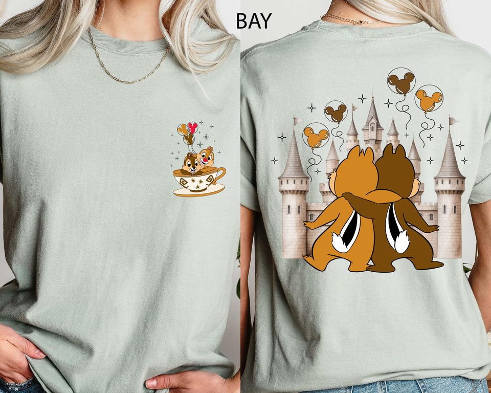 Comfort Colors Chip and Dale Double Sided T-Shirt