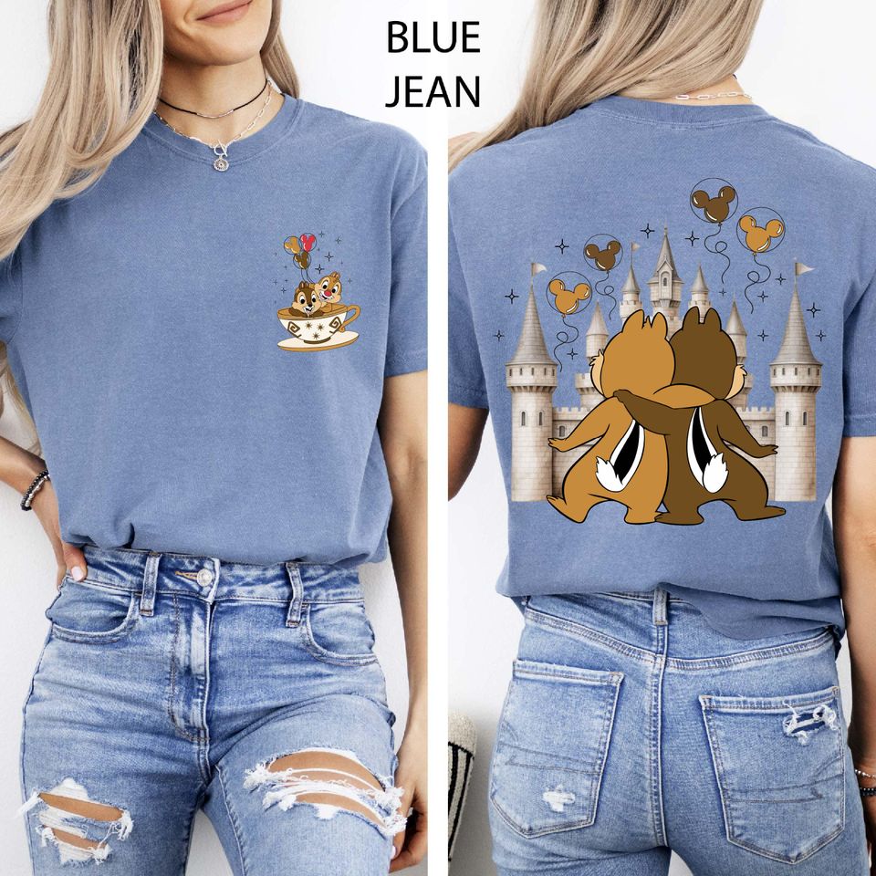 Comfort Colors Chip and Dale Double Sided T-Shirt