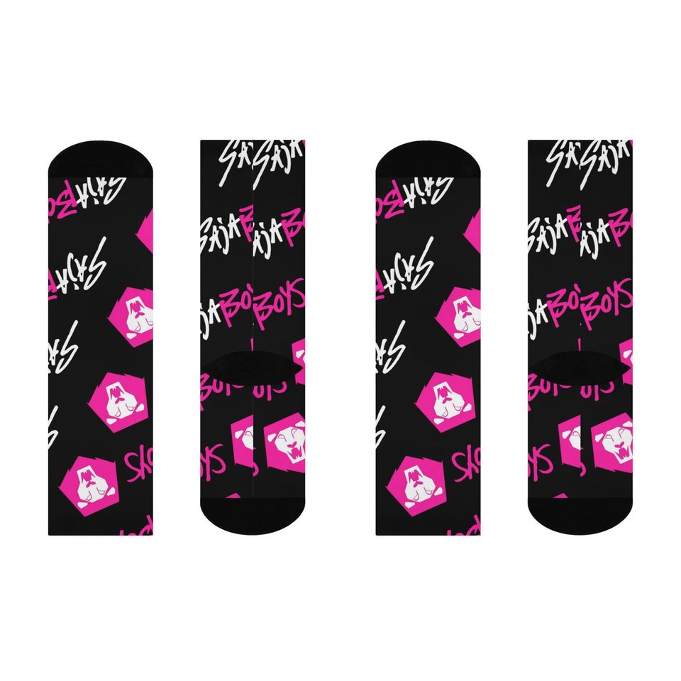Saja Boys Fan Socks, Kpop Hunters Cozy Gift for Friends, Teens, and Kpop Fans