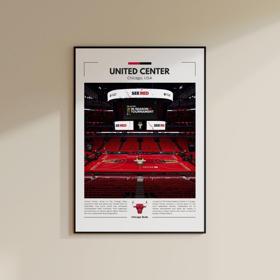 United Centre Poster | Chicago Bulls