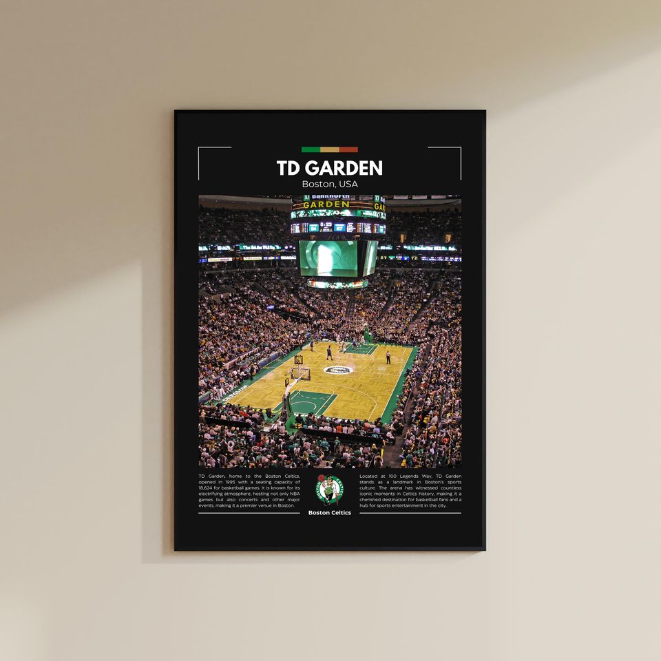 TD Garden Poster | Boston Celtics