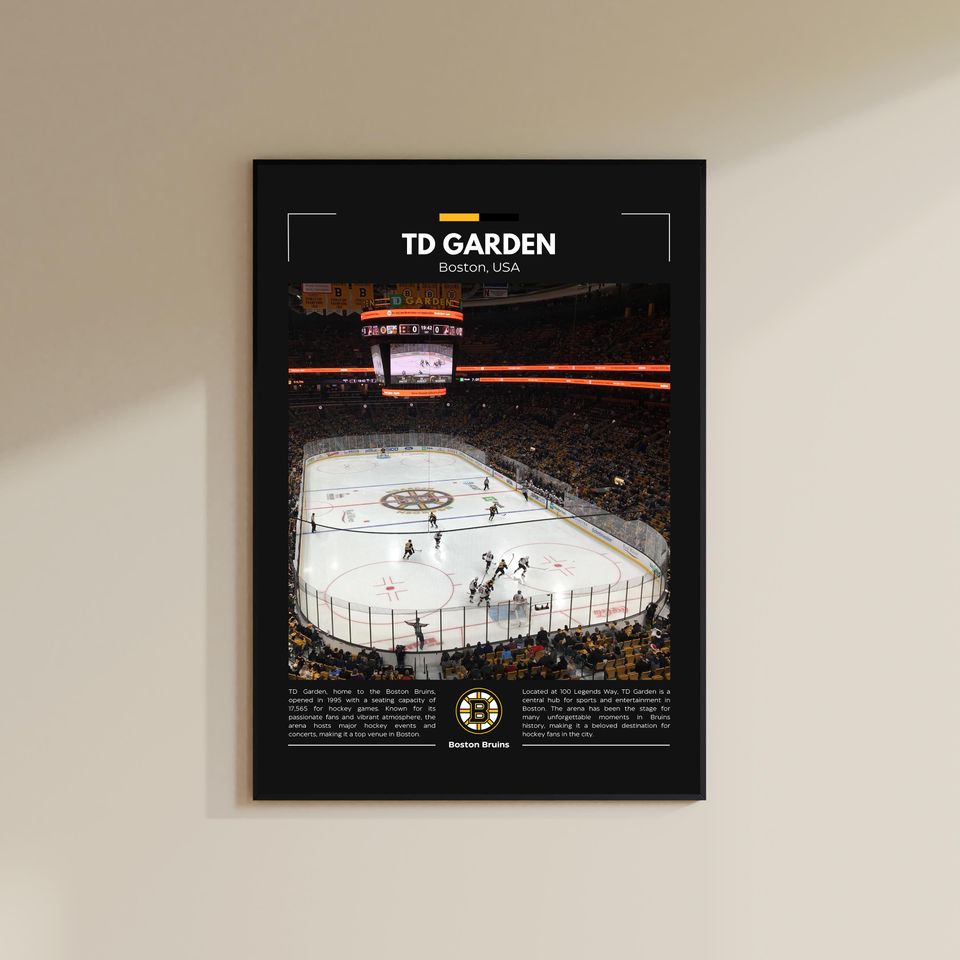 TD Garden Poster | Boston Bruins