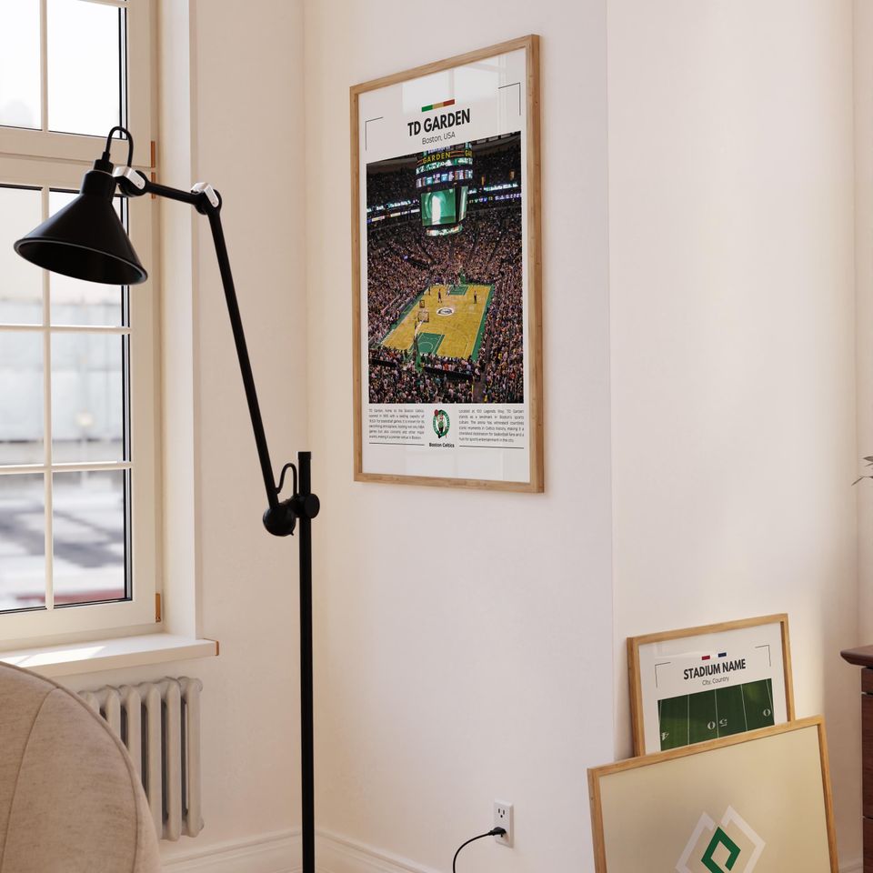 TD Garden Poster | Boston Celtics