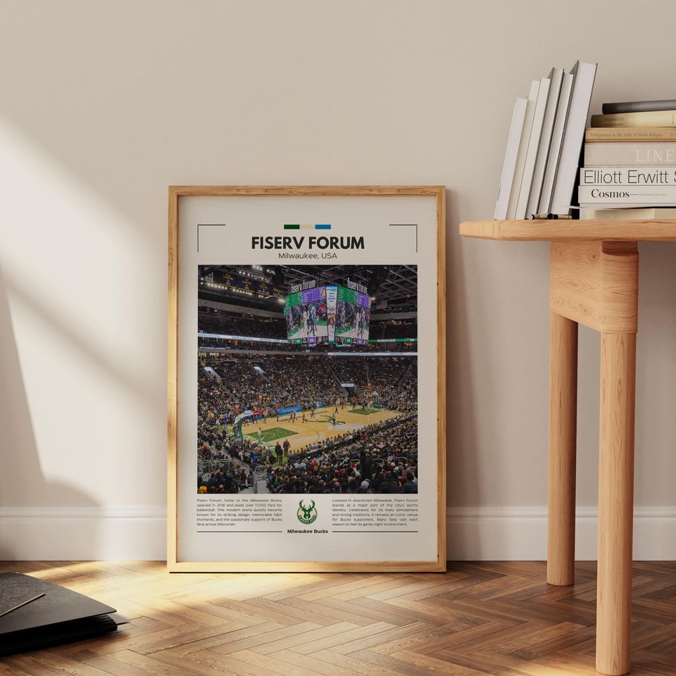 Fiserv Forum Poster | Milwaukee Bucks