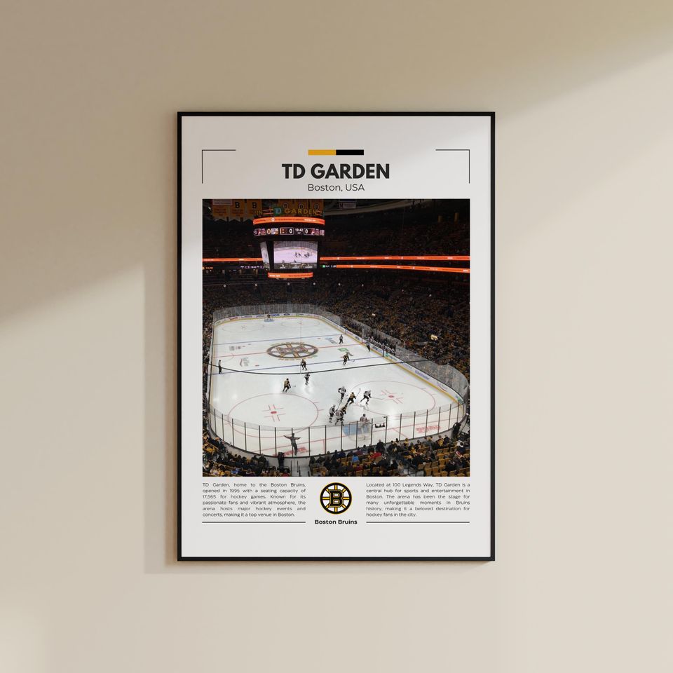 TD Garden Poster | Boston Bruins