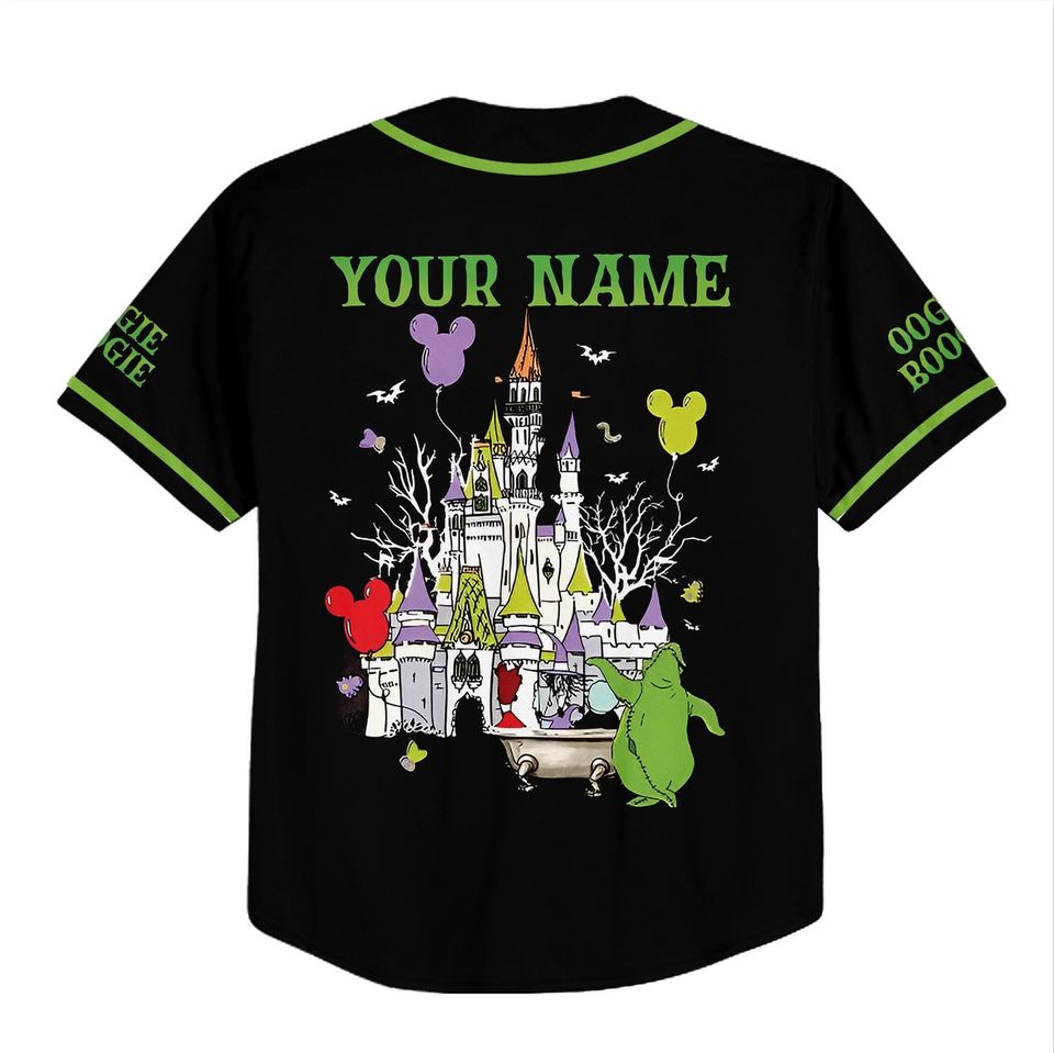 Custom Oogie Boogie Bash 2025 Halloween Baseball Jersey