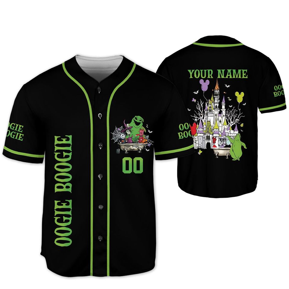 Custom Oogie Boogie Bash 2025 Halloween Baseball Jersey